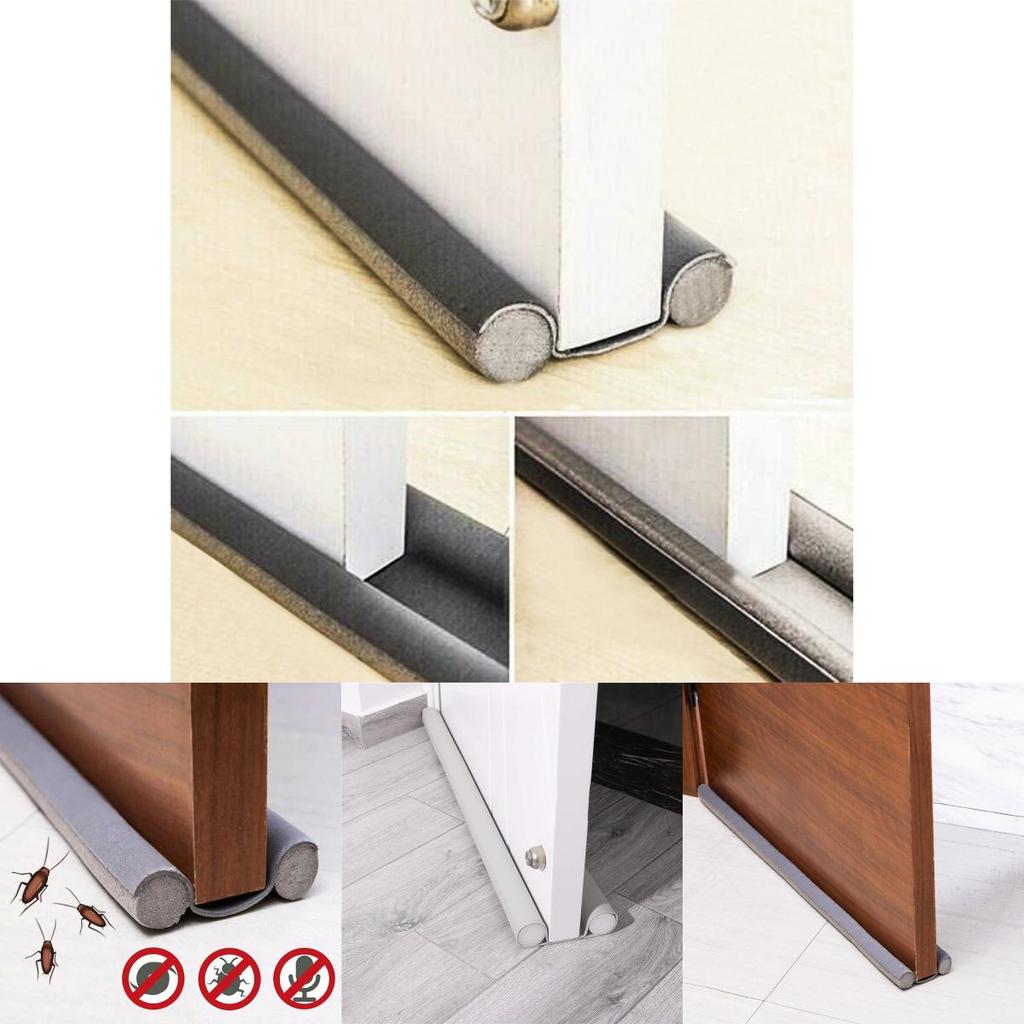 Flexible Bottom Door Sealing Strip Guard Wind Dust Threshold Seal Stopper Draft