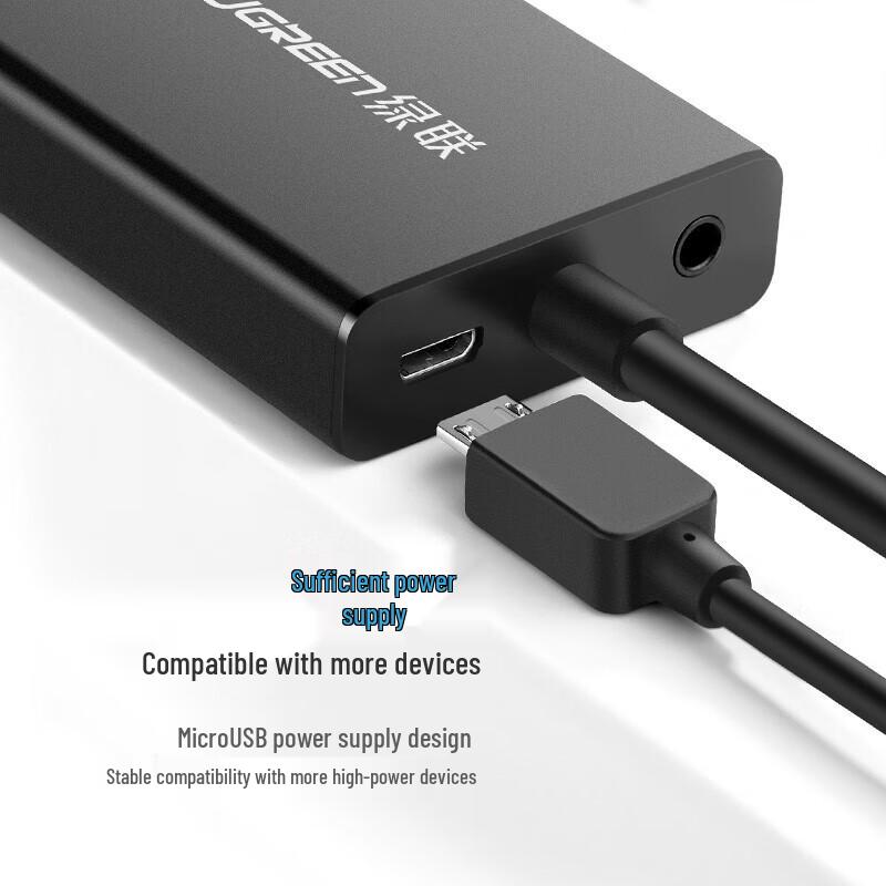 Ugreen MM102 Кабель-конвертер HDMI в VGA со звуком