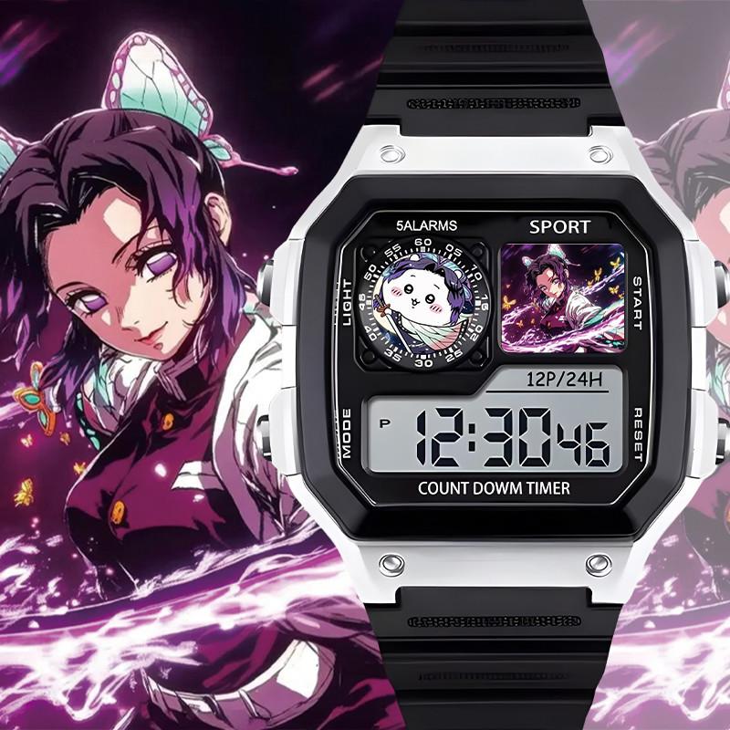 Клинок, рассекающий демонов Kimetsu Часы Тандзиро Камадо Модель Кварцевые Унисекс