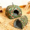 Hamster Bed 2 Pieces Soft Warm Comfortable Cage Supplies Small Animals Habitat House Nest For Bunnies Ferrets Chinchillas