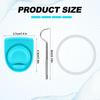 Gosknor 9pcs Water Bottle Replacement Parts Compatible with Owala FreeSip, Water Bottle Seal O Ring & Replacement Stopper for Owala