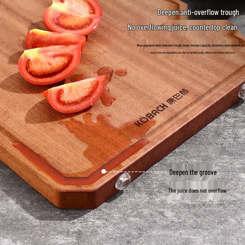 Kambach Solid Wenge Wood Cutting Board