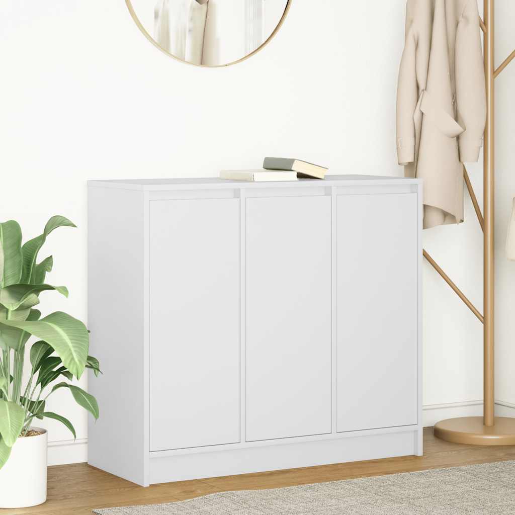 Sideboard White 85 x 34 x 76 cm Particleboard