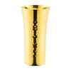 Hashimoto Metal Stainless Steel Hammered Tumbler 350cc 24K Gold Plated Inside and Outside HK-9
