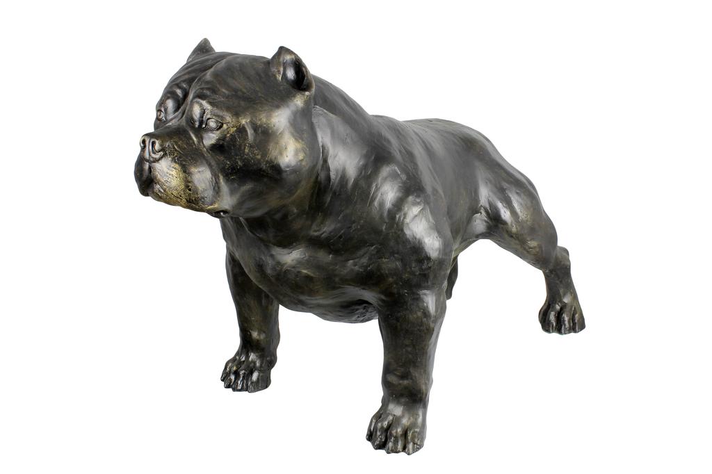 American Bully Ii - Statuetka Psa W Naturalnym Rozmiarze, Figura W Skali 1:1, Posąg Do Ogrodu Marki Art-Dog