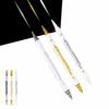 ALLVD Marker Pens (3 Pens) [White, Gold, Silver] Oil-Based