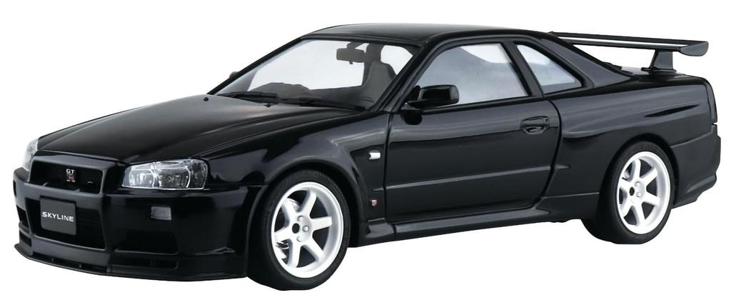 Aoshima Bunka Kyozai Серия моделей автомобилей SP08 Nissan BNR34 Skyline II Кастомные колеса Пластиковая модель (АОСИМА) 1/24 GT-R V-SPEC '02