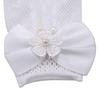 Children's Bow Fishnet Dress Gloves Wedding Flower Girl White Gloves Comfortable Breathable Women Gloves