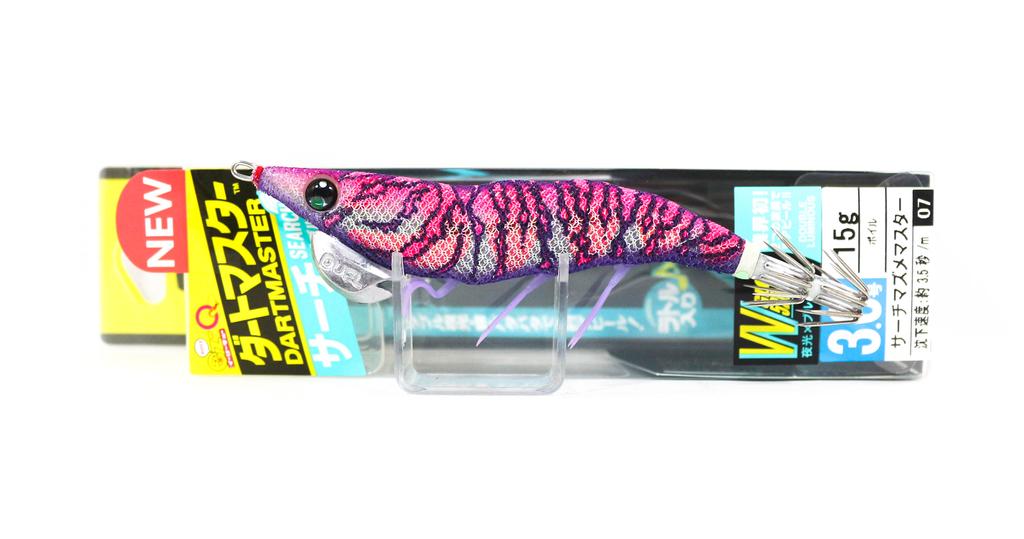 Yo Zuri Egi EZ-Q Dartmaster Search Double Glo Squid Jig 3.0 A1761-DLRP 0176