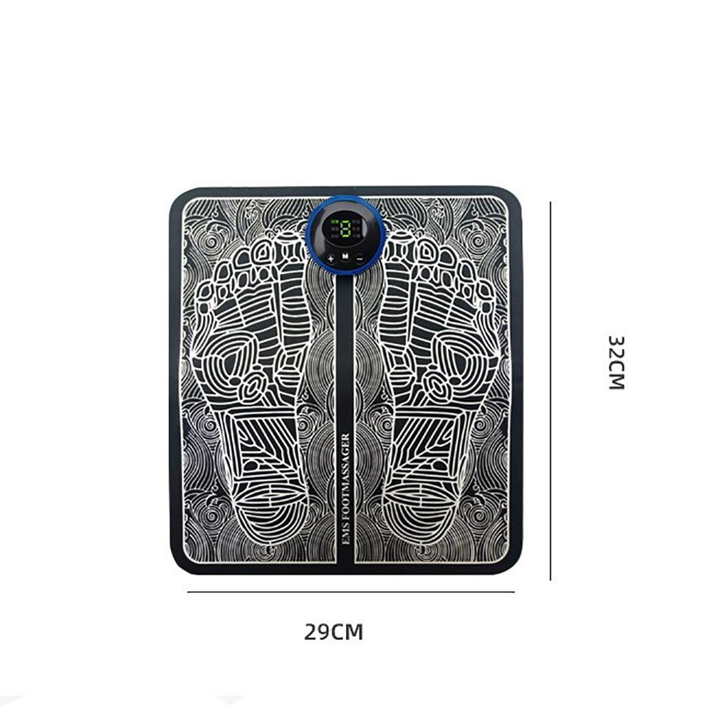 Электрический массажный коврик для ног с USB-зарядкой EMS для улучшения кровообращения ног