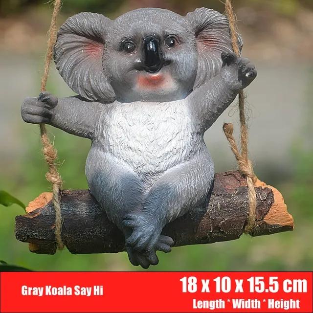 Творческие милые лягушки кошка собака смола лежащая статуя Санта-Клауса сад висит на дереве декоративный кулон Крытый Открытый Декор Орнамент
