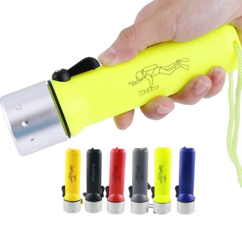 Magnetic Control LED Magnetic Flashlight Waterproof Underwater Flashlight  Camping Hiking