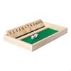 Shut the Box Board Game 2 Player Wooden for Kids and Adults Family Traditional Games Indoor