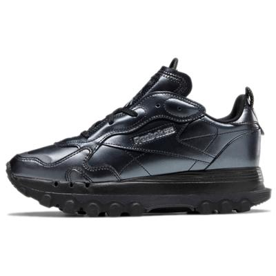 Классические кожаные кроссовки Cardi B темно-серебристого цвета для женщин GW2631