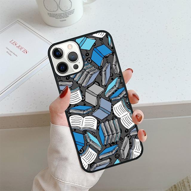 Чехол для телефона 'Библиотечная книга' для iPhone 17 Air 14 15 16 13 12 Чехол для Apple iPhone 17 Air 14 15 16 Pro Max 6S Plus Coque