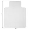Office Chair Mat for Carpeted and Hard Floor, 90 x 120 cm Clear Computer Desk Chair Mat, BPA and Phthalate Free