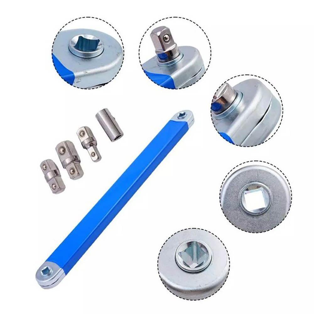 Double Head Offset Extension wrench 360-degree Rotating Ratchet Spanner Ratchet Repair Tools Hone