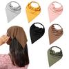 Versatile Solid Color Chiffon Headscarf And Versatile Headband