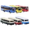 Bus Collection Bus Model, Minibus, Car Model, 1:150, Set of 6, Route Bus Model, Building Model, Diorama, Scenery Collection, Educational, DIY