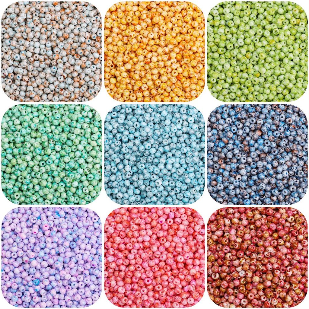 300 шт. Бутылочные 3 мм стеклянные бусины Шарм чешские бусины Семена разделительные бусины для изготовления ювелирных изделий Аксессуары
