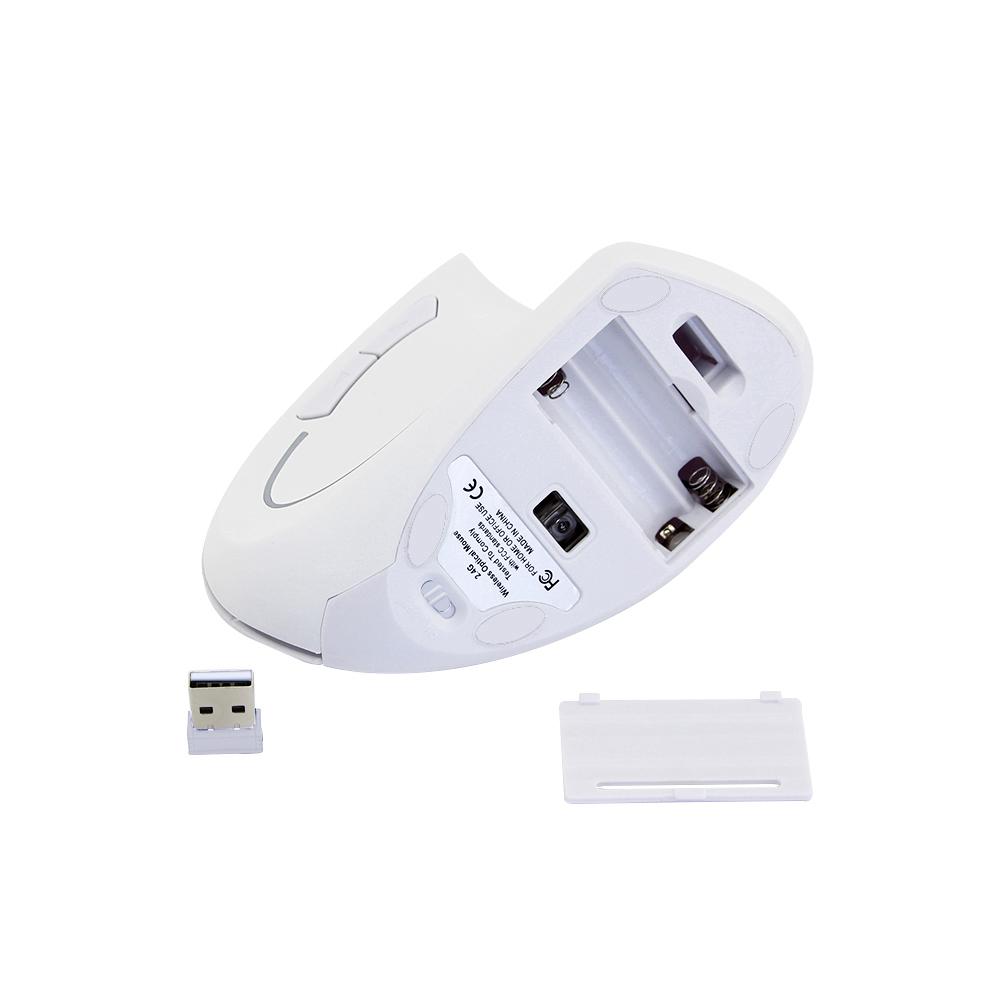 CHYI эргономичная вертикальная мышь, беспроводная RGB USB оптическая мышь, игровая правая левая розовая мышь для компьютера, ноутбука, ПК