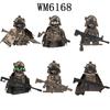 WM6147 WM6168 Серия «Военные» SWAT Специальные силы Строительные блоки Коммандос Солдат Городская полиция Кепка Мини Экшн-фигурка Игрушки