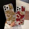 Чехол для мобильного телефона Hanfeng со стразами в виде сердца для iPhone17Promax подходит для Apple 16plus, корона 15, бабочка 14, для женщин