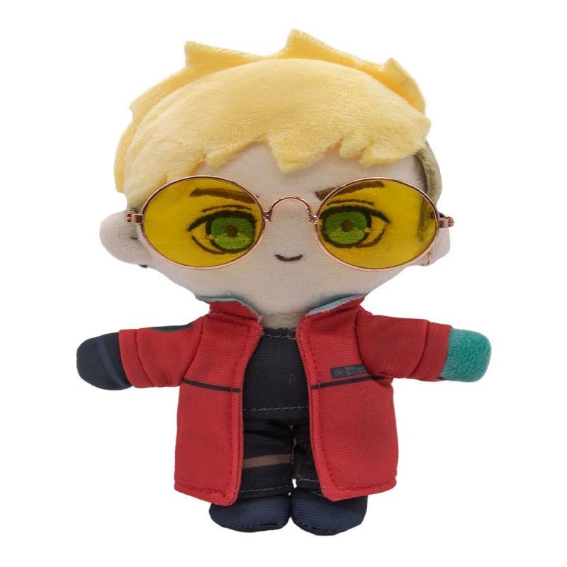 20Cm Anime Trigun Exhibition Around Vash The Stampede Plush Doll Cute Handsome Anime Peripheral Stuffed Toys Kids Hoiliday Gifts