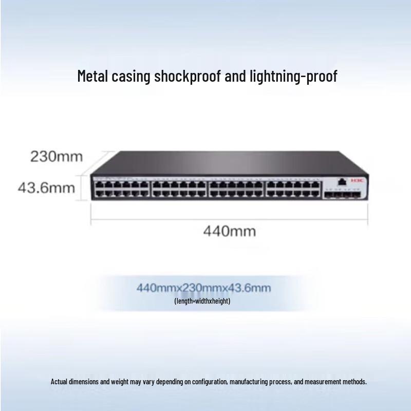 H3C S1850V2-52P-EI 48-Port Gigabit Web-Managed Enterprise Switch