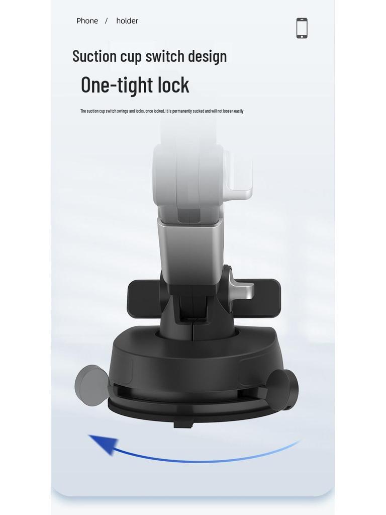 New Model Car and Truck Suction Cup Phone Holder with Cross Design