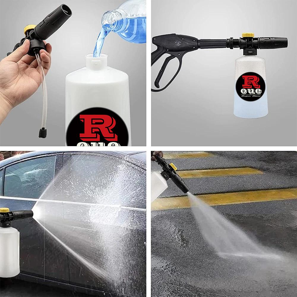 750ML Snow Foam Lance For Karcher K2-K7 Car Pressure Washers Soap Foam Generator With Adjustable Sprayer Nozzle