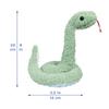 Doindute Green Plush Snake Stuffed Animal Soft Cuddly Plush Hugger Toy for Boys and Gift for Kids or 17 Inch Toy, Girls, Girlfriend,