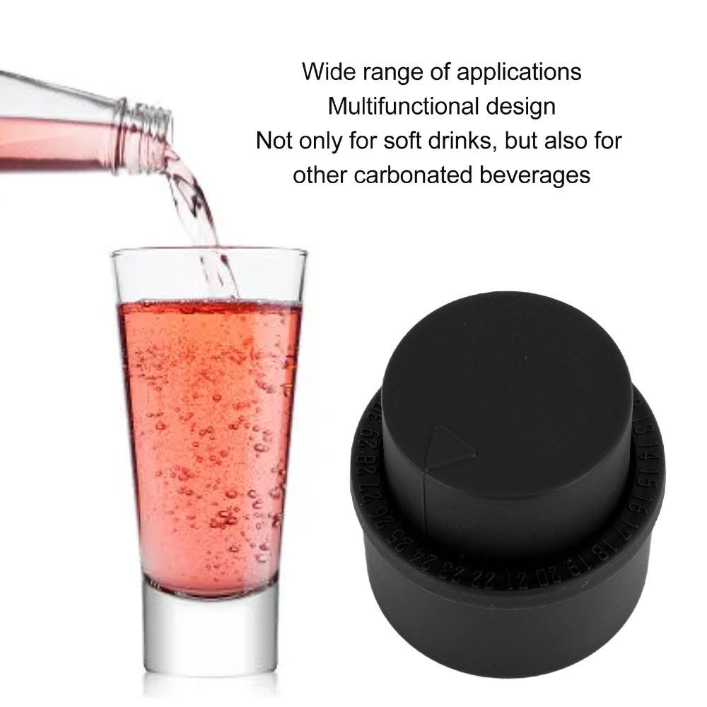 3 PCS Press Type Sealing Soda Bottle Stopper Beverage Bottle Cover Soda Beverages Carbonated Drinks