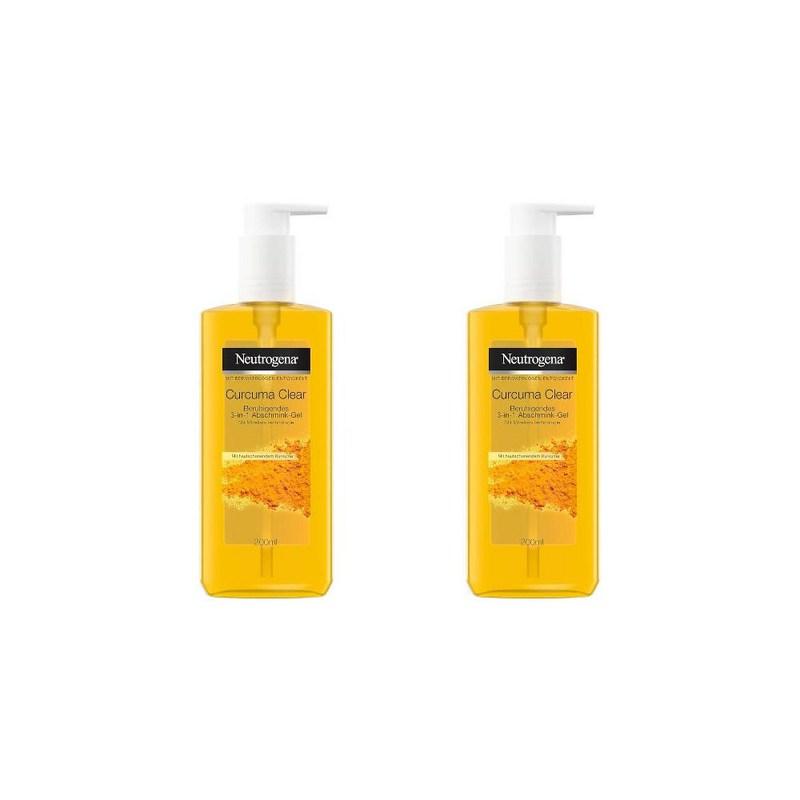 Neutrogena Curcuma Clear Cleansing Gel 200ml x 2 pcs