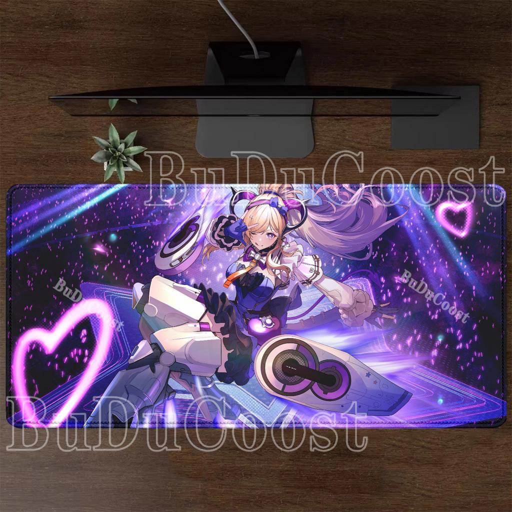 Игровой Arknights Endfield Liino Большой коврик для мыши Офисный Клавиатура Оверлок Киберспортивный коврик для мыши ПК HD Печать Нескользящая основа Настольный коврик