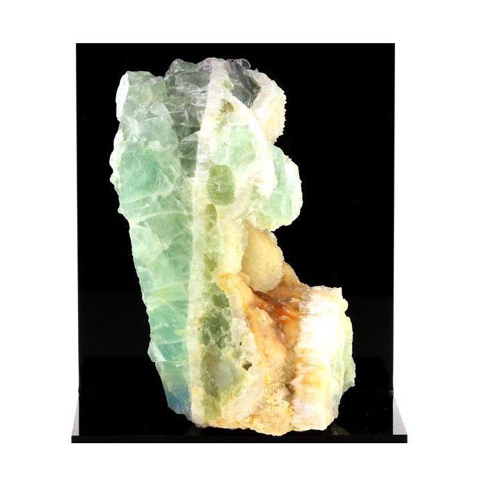 Pierres et Minéraux. Fluorite + Quartz. 2382.30 ct. Marsanges Mine, Langeac, France.