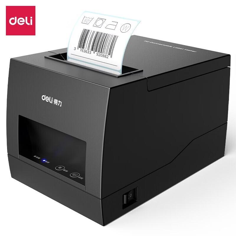 Deli DL-886BW 80MM Bluetooth Термопринтер для этикеток CN вилка (адаптер в комплекте)