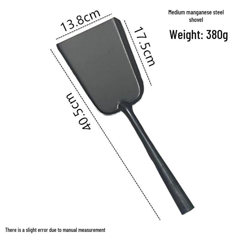 Компактная железная лопата с длинной ручкой для домашних животных, огня и бытового использования