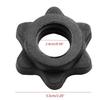 4Pcs Dumbbell Rod Nut Non-Slip Hex Nut Spinlock Collars Barbell Bar Hexagon Nuts