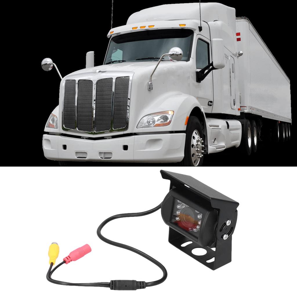 120° Rear View Camera 18 LED IP68 Waterproof Night Vision 24V Universal Car Truck Bus