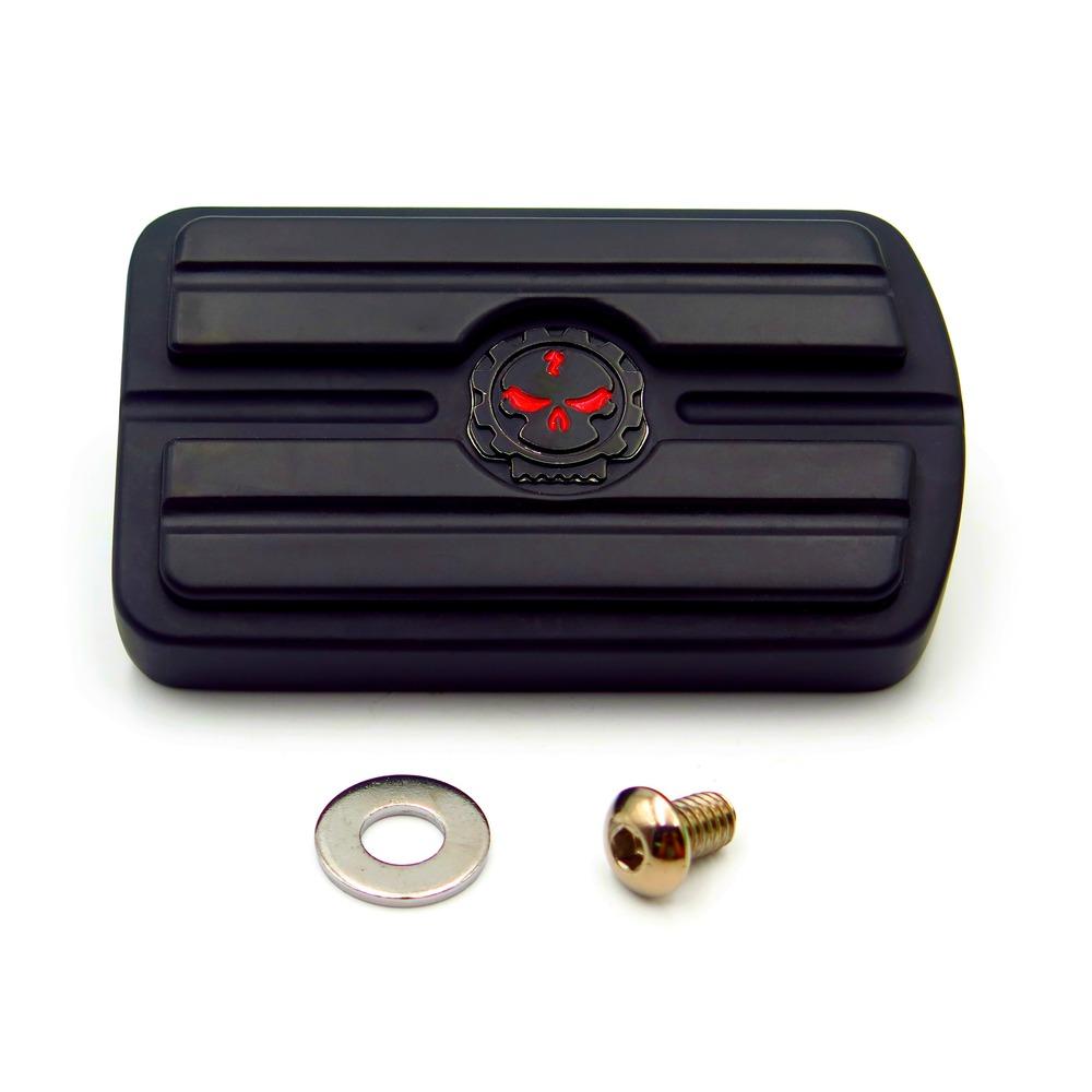 Запчасти для мотоциклов для Harley Davidson FLHTK Touring Softail педаль тормоза большая накладка для мальчиков FLSTF FLSTFB череп CVO Street Glide