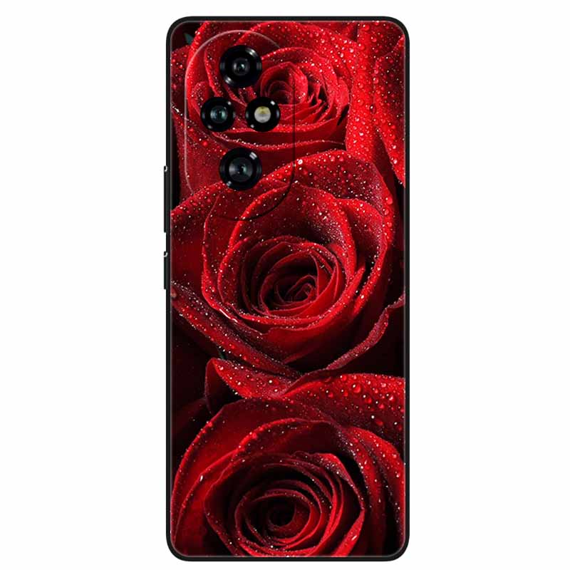 Чехол для Honor 200 5G Милый Мультяшный Силиконовый ТПУ Мягкий Чехол для Телефона для Honor 200 Honor200 Защита Задней Крышки FUnda Coque