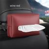 For Car Tissue Box Armrest Box Tissue Bag Car Seat Back Hanging Sun Visor Tissue Bag Storage Car Accessories