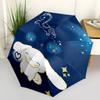 1pc Happy Cinnamoroll Automatic Opening and Closing Umbrella - Small Umbrella Suitable for Various Occasions, Portable 3-Fold Small Umbrella for Men a