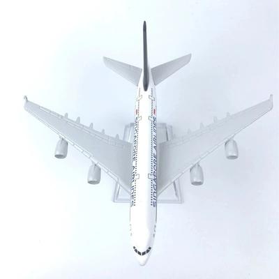 Металлический самолет A380 16см Красочный Singapore Airlines 1:400 Модель самолета из сплава для авиационных энтузиастов, подарки, украшение комнаты