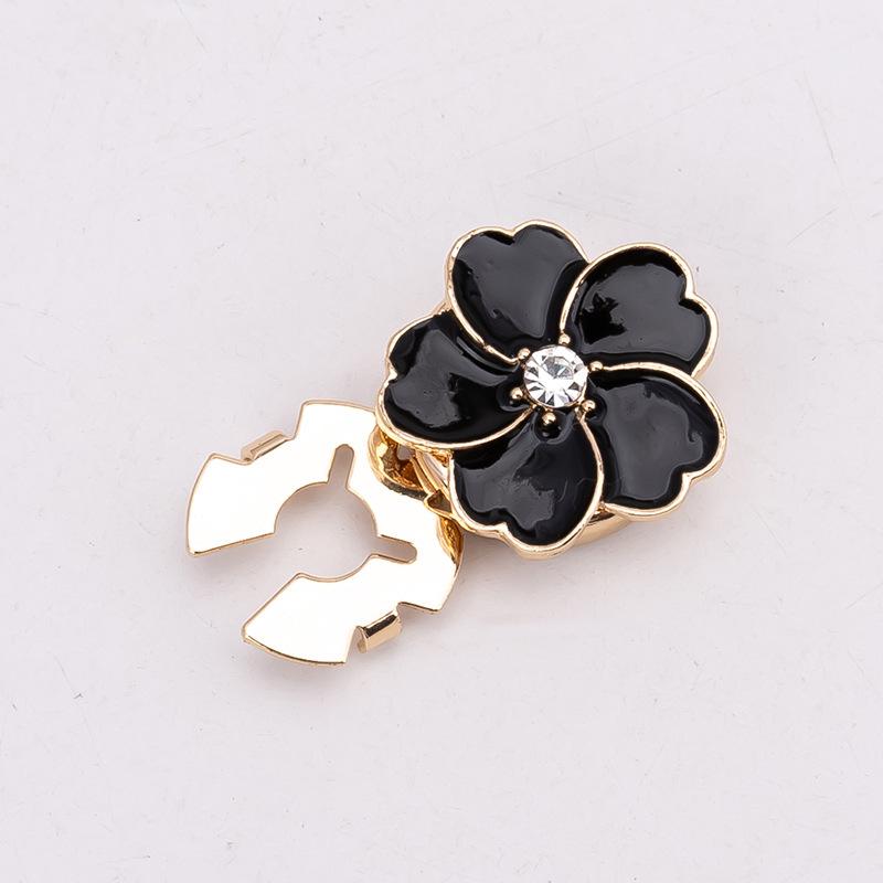 Декоративные запонки и пуговицы для воротника с цветными стразами