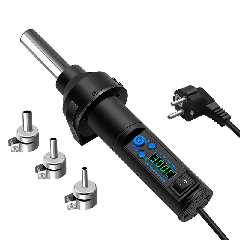 8032D Portable Heat Gun Electrical Digital Display Temperature Adjustable Hot Air Gun Mobile Phone Soldering Repair Tool