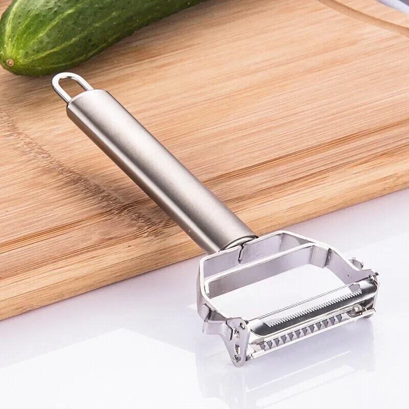Multi-function Vegetable Peeler Stainless Steel Dual Blade Potato Cucumber Carrot Grater Vegetables Fruit Peeler Kitchen Gadget