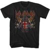 2026 Def Leppard Тур 88 Унисекс Футболка Хлопок Унисекс Круглый Вырез Повседневная Короткий Рукав Оверсайз Y2k Мода Популярный Винтаж Подарки для Фанатов