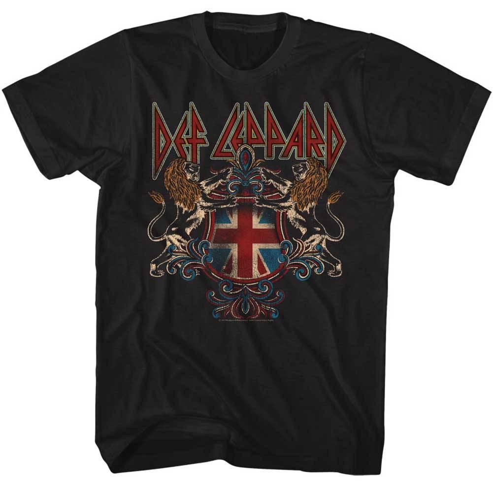 Def Leppard Тур 88 Унисекс Футболка 100% Хлопок Унисекс Круглый Вырез Короткий Рукав Оверсайз Y2k Мода Популярный Винтажный Подарки для Фанатов